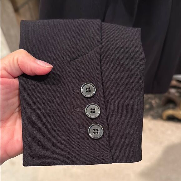 Boston Proper Black Blazer Tailored Suit Jacket size 10 - Picture 5 of 6